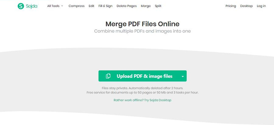 sejda unir pdf online