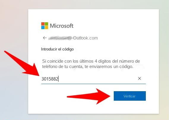 He olvidado mi PIN y la verificación por correo electrónico