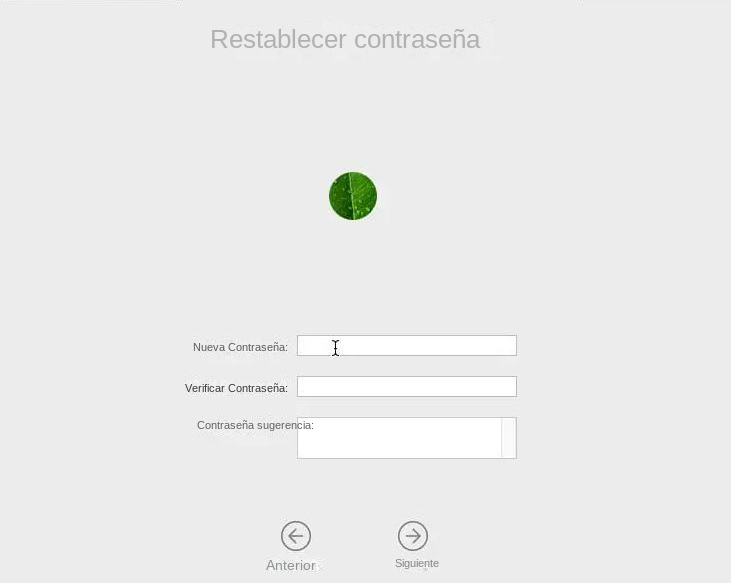 Restablecer contraseña de MacOS