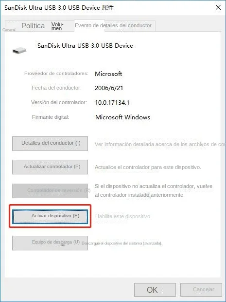 El lector de tarjetas SD del iPhone no responde