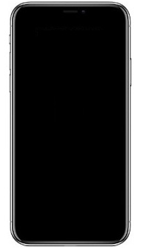 pantalla negra en el iPhone