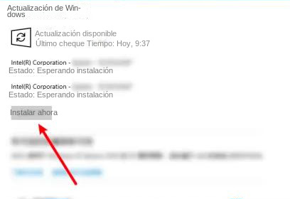 Comprobar y actualizar Windows