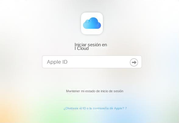 iniciar sesión icloud