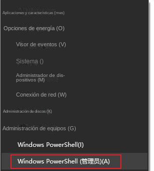 Windows PowerShell (Administrador)