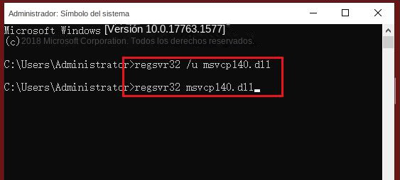 Escriba el comando para registrar los archivos del sistema