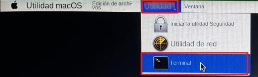 terminal de utilidad mac