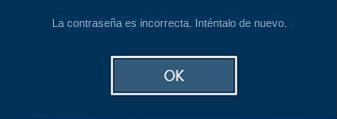 la contraseña de inicio de sesión de Windows es incorrecta