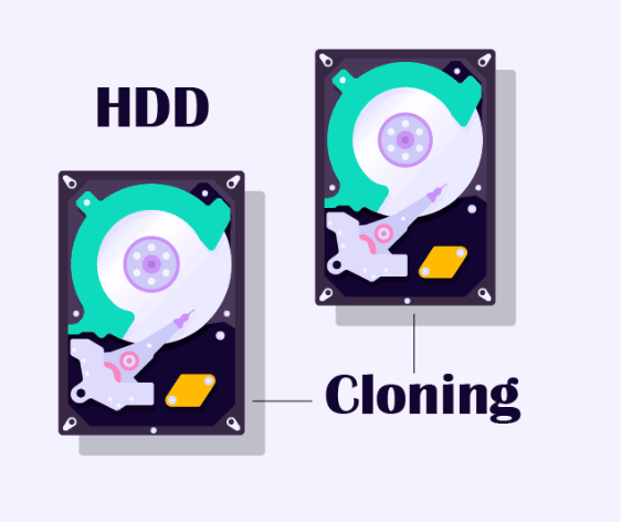 clonación de discos