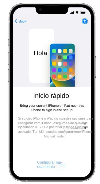 configurar iphone