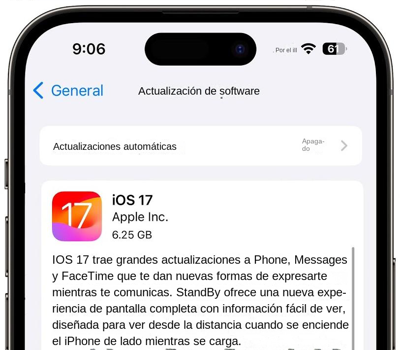 Actualización de iOS