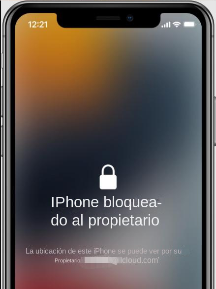 bloqueo de activación en iPhone