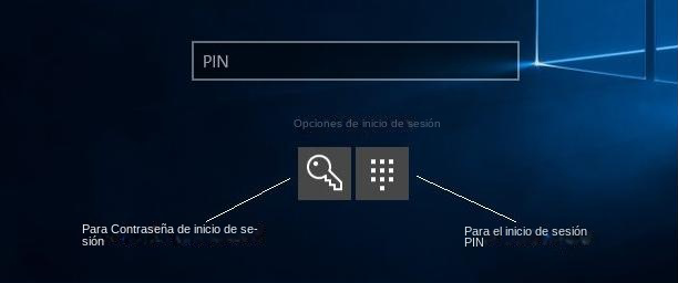 Contraseñas PIN de Windows