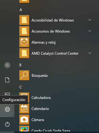 configuración