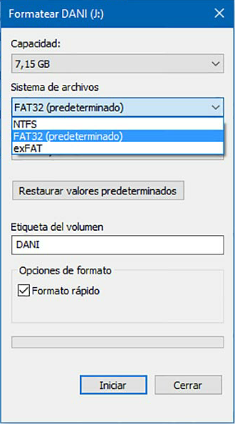 formatear tarjeta sd de móvil