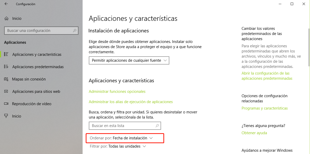 desinstalar aplicaciones