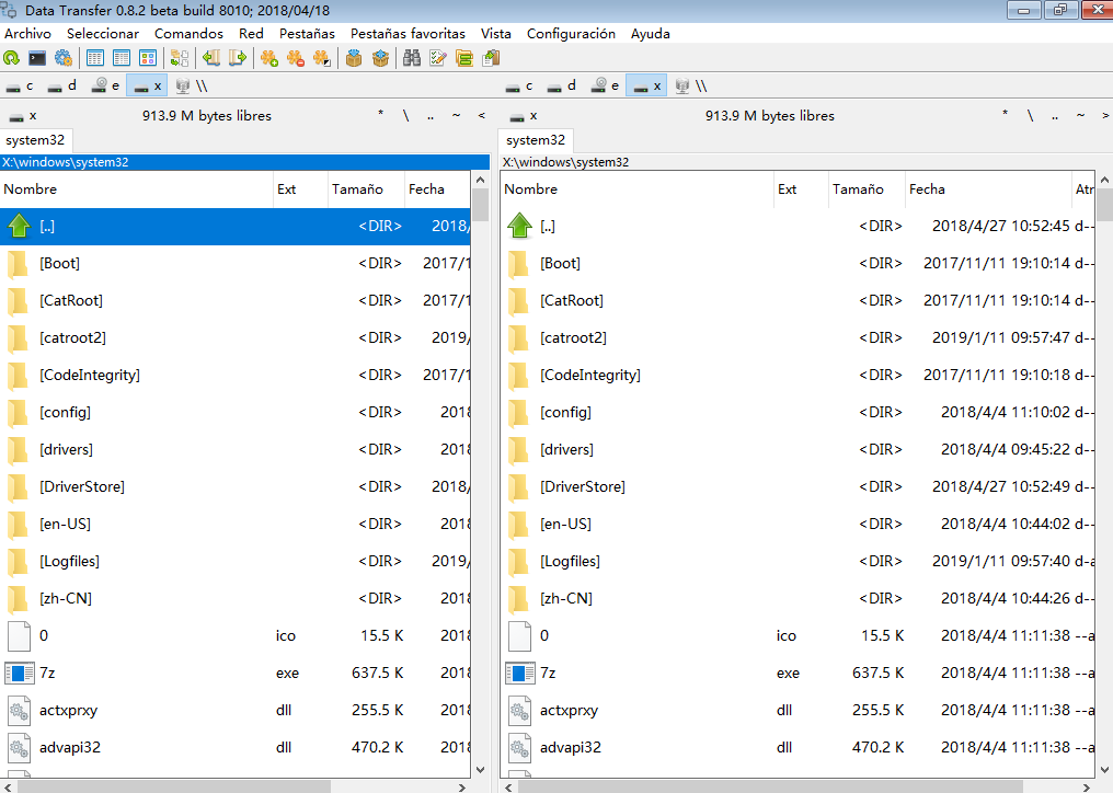 transferir datos importantes