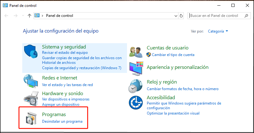  Desinstalar softwares sospechosos 