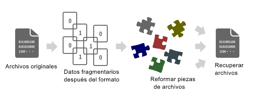 Principio de recuperación de datos formateados