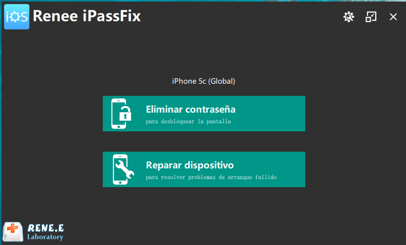 dispositivo fix-Renee iPassFix