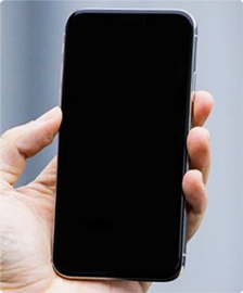 iPhone pantalla negra