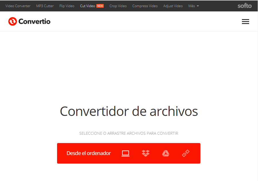 convertir formato mxfz con convertio