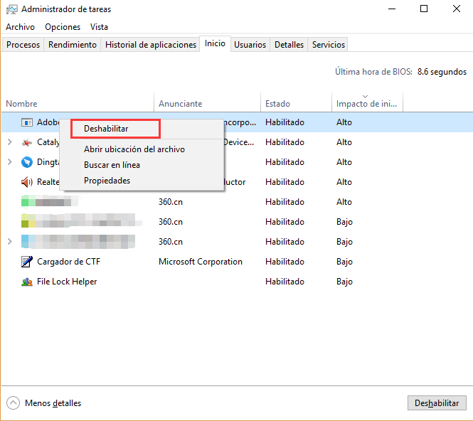 optimizar windows 10