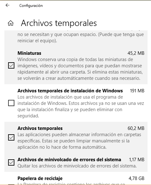 eliminar archivos temporales