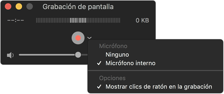 capturar video pantalla con QuickTime