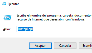 Actualización de Windows inetcpl.cpl