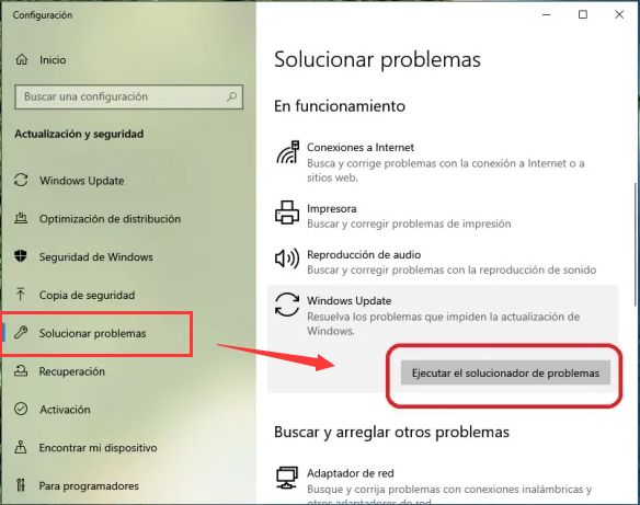 windows update troubleshooter