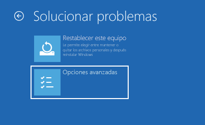 Solucionar problemas windows