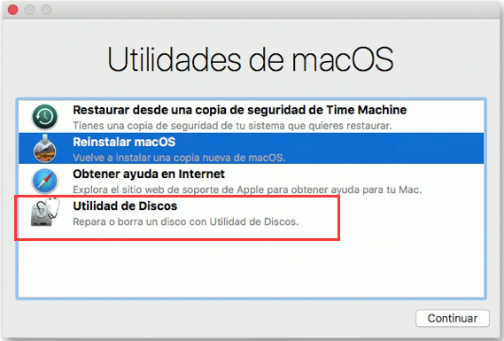 Utilidades de MacOS