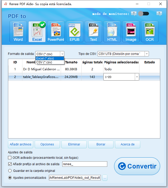 convertir pdf a excel o csv