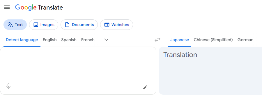 google translate