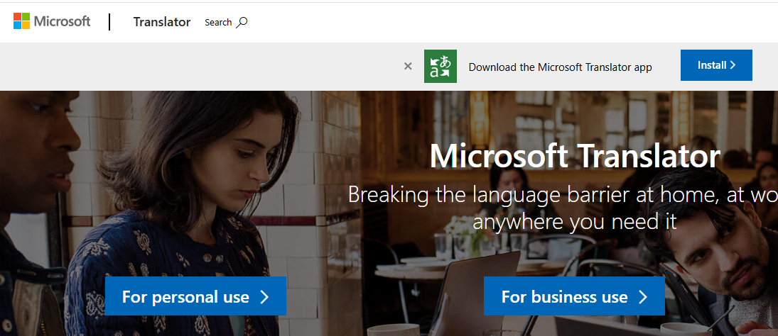 microsoft translator