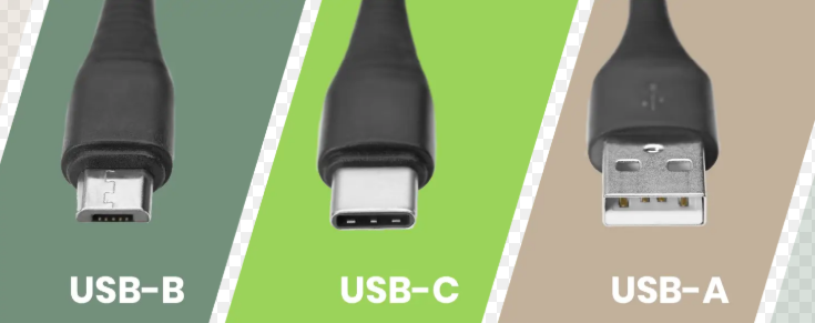 Interfaz USB: tipo A, tipo B y tipo C