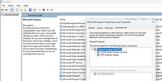 Servicio Microsoft Passport